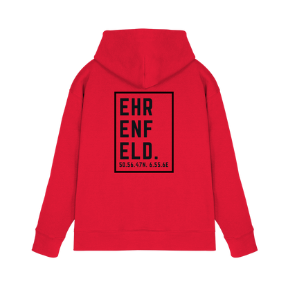 Ehrenfeld Koordinaten (großer Druck auf dem Rücken) - Premium Unisex Hoodie