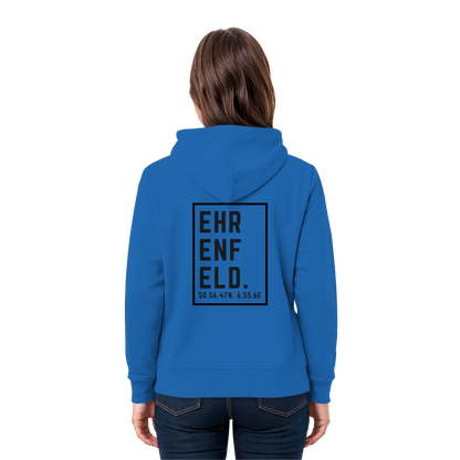 Ehrenfeld Koordinaten (großer Druck auf dem Rücken) - Premium Unisex Hoodie