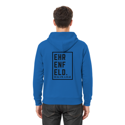Ehrenfeld Koordinaten (großer Druck auf dem Rücken) - Premium Unisex Hoodie