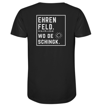Wo de Sonn schingk - Ehrenfeld Druck Rücken  - V-Neck Shirt