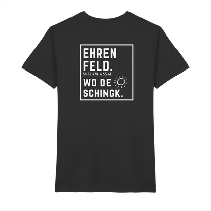 Wo de Sonn schingk - Ehrenfeld Druck Rücken  - V-Neck Shirt
