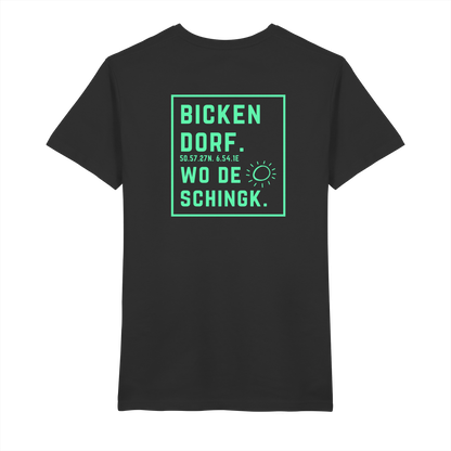 Wo de Sonn schingk - Bickendorf Druck Rücken - V-Neck Shirt