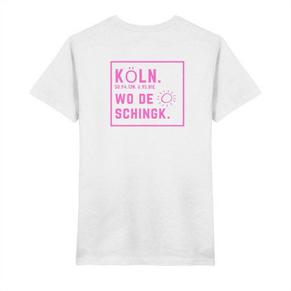 Wo de Sonn schingk - Köln Druck Rücken - V-Neck Shirt