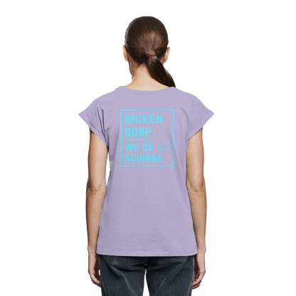 Wo de Sonn schingk - Bickendorf Druck Rücken - Womens Extended Shoulder T-Shirt