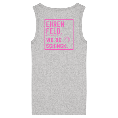 Wo de Sonn schingk - Ehrenfeld Druck Rücken  - Womens Organic Fitted Tank Top