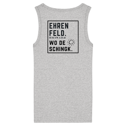 Wo de Sonn schingk - Ehrenfeld Druck Rücken - Womens Organic Fitted Tank Top