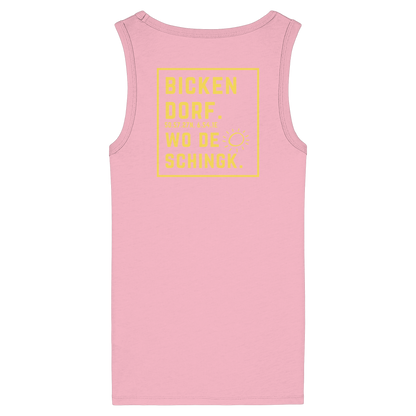 Wo de Sonn schingk - Bickendorf Druck Rücken - Womens Organic Fitted Tank Top