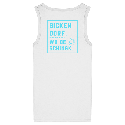 Wo de Sonn schingk - Bickendorf Druck Rücken - Womens Organic Fitted Tank Top