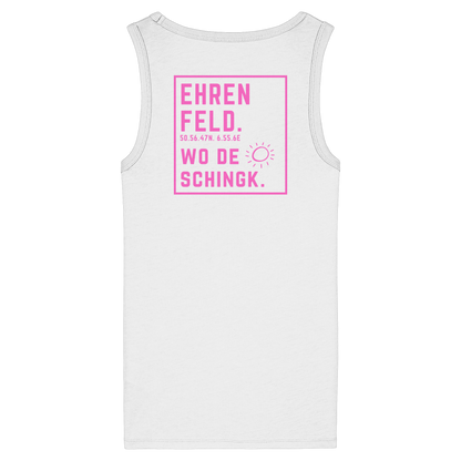 Wo de Sonn schingk - Ehrenfeld Druck Rücken  - Womens Organic Fitted Tank Top