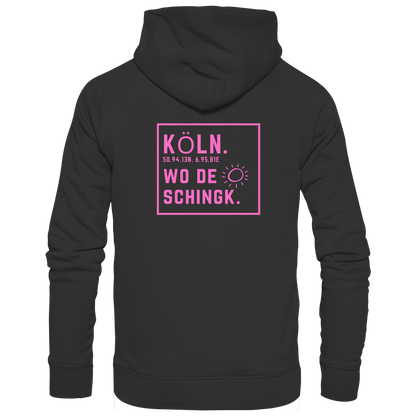 Wo de Sonn schingk - Köln Druck Rücken - Zipper