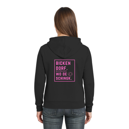 Wo de Sonn schingk - Bickendorf Druck Rücken - Zipper