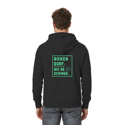 Wo de Sonn schingk - Bickendorf Druck Rücken - Zipper