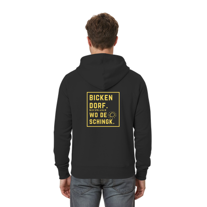 Wo de Sonn schingk - Bickendorf Druck Rücken - Zipper