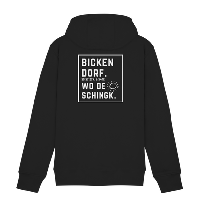 Wo de Sonn schingk - Bickendorf Druck Rücken - Zipper