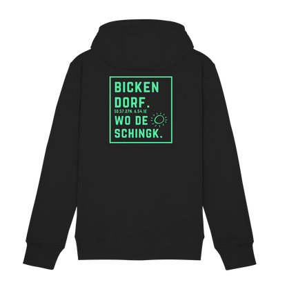 Wo de Sonn schingk - Bickendorf Druck Rücken - Zipper