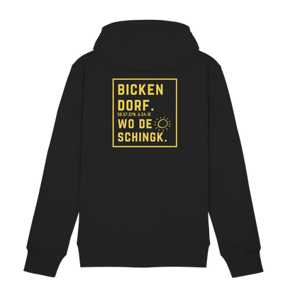 Wo de Sonn schingk - Bickendorf Druck Rücken - Zipper