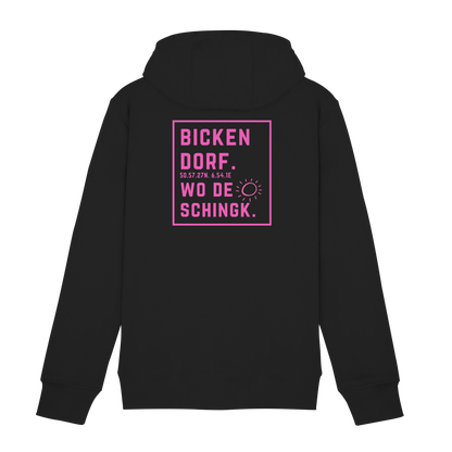 Wo de Sonn schingk - Bickendorf Druck Rücken - Zipper