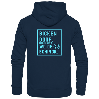 Wo de Sonn schingk - Bickendorf Druck Rücken - Zipper