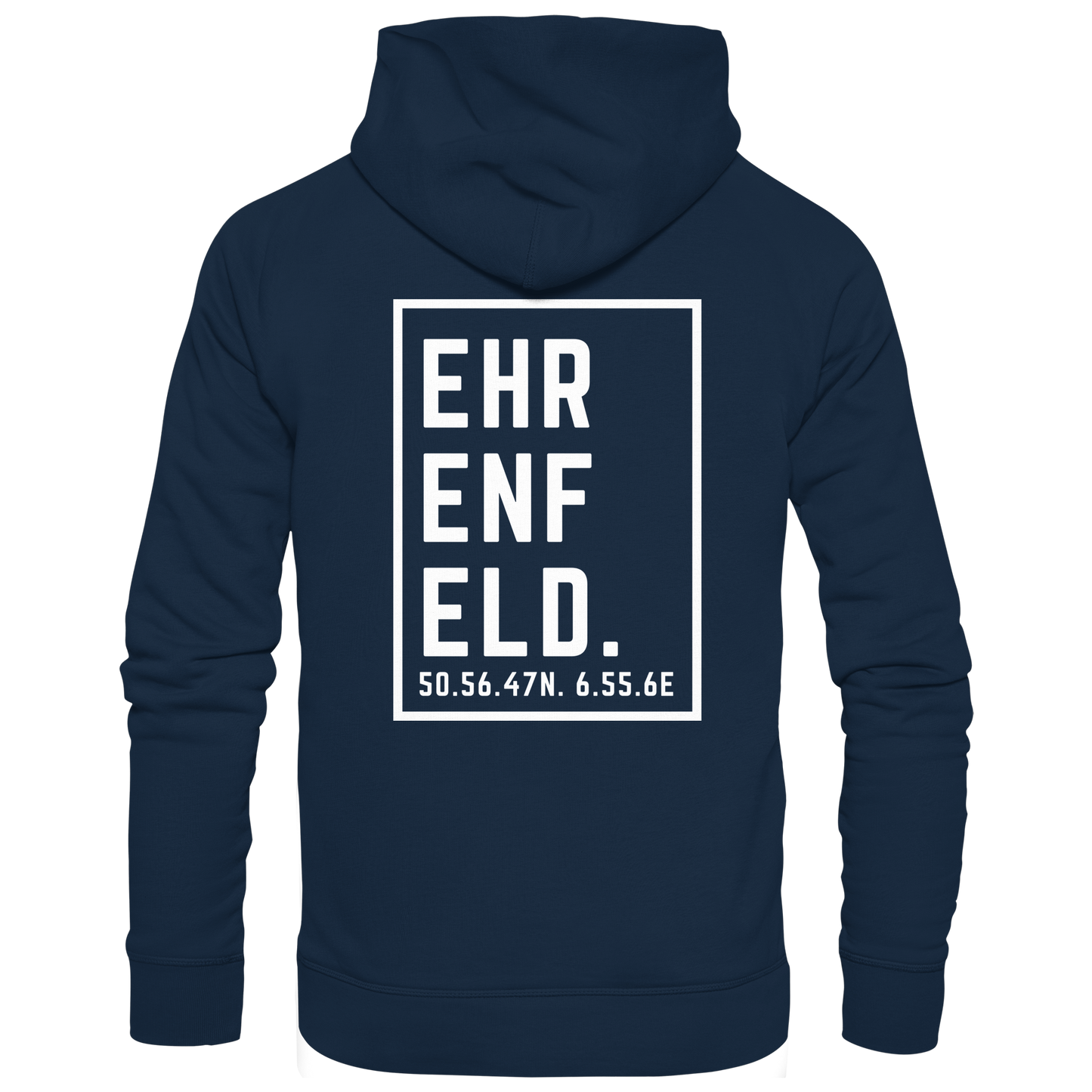 Ehrenfeld Koordinaten (großer Druck auf dem Rücken) - Zipper