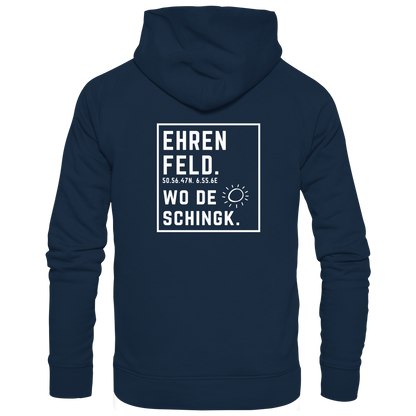 Wo de Sonn schingk - Ehrenfeld Druck Rücken  - Zipper