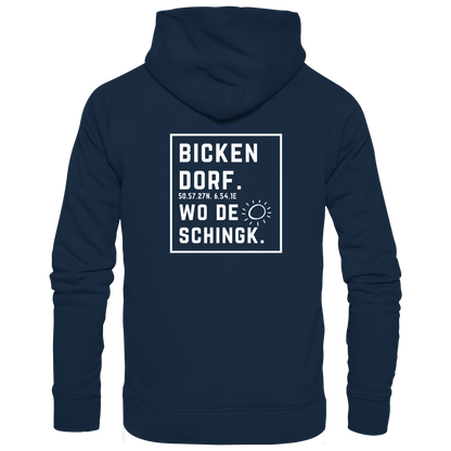 Wo de Sonn schingk - Bickendorf Druck Rücken - Zipper