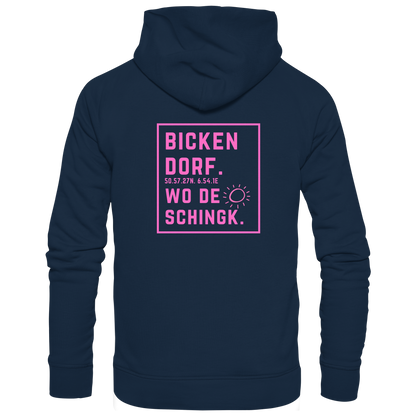 Wo de Sonn schingk - Bickendorf Druck Rücken - Zipper