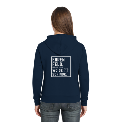 Wo de Sonn schingk - Ehrenfeld Druck Rücken  - Zipper