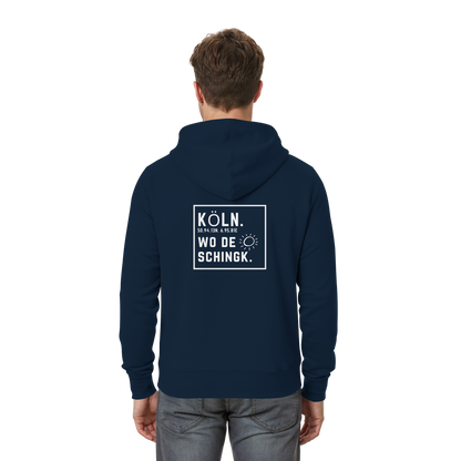 Wo de Sonn schingk - Köln Druck Rücken  - Zipper