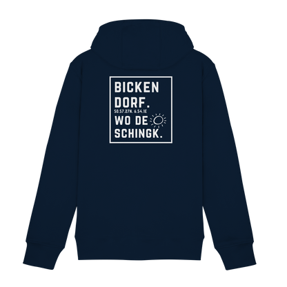 Wo de Sonn schingk - Bickendorf Druck Rücken - Zipper