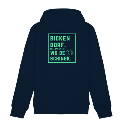 Wo de Sonn schingk - Bickendorf Druck Rücken - Zipper