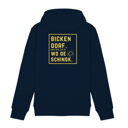 Wo de Sonn schingk - Bickendorf Druck Rücken - Zipper