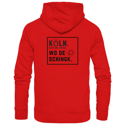 Wo de Sonn schingk - Köln Druck Rücken  - Zipper