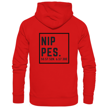Nippes Koordinaten (großer Druck auf dem Rücken) - Zipper