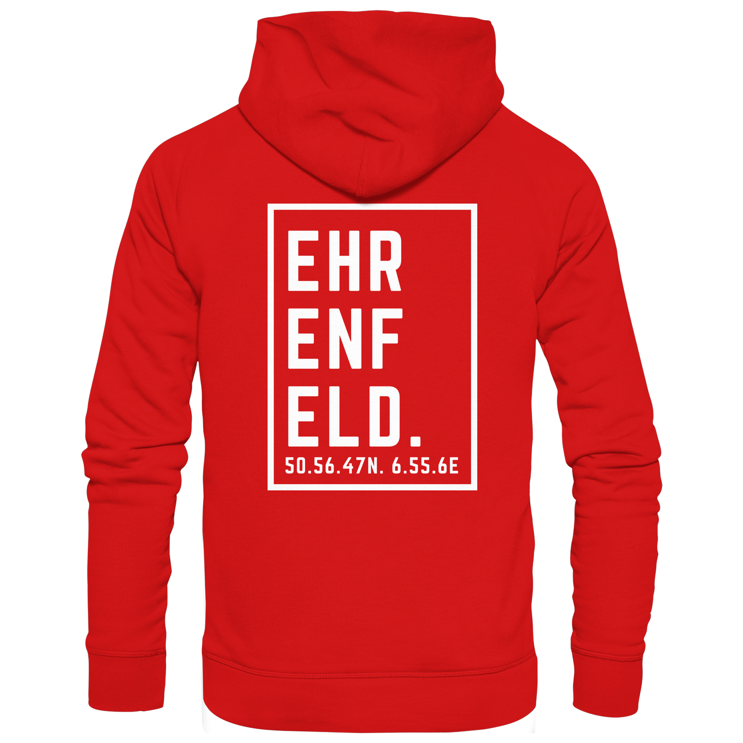 Ehrenfeld Koordinaten (großer Druck auf dem Rücken) - Zipper