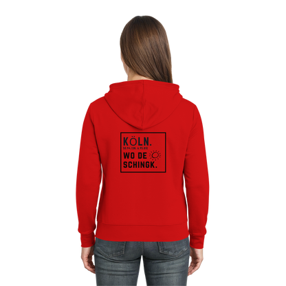 Wo de Sonn schingk - Köln Druck Rücken  - Zipper