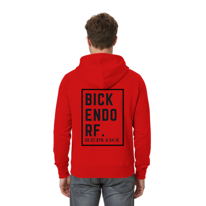 Bickendorf Koordinaten (großer Druck auf dem Rücken) - Zipper