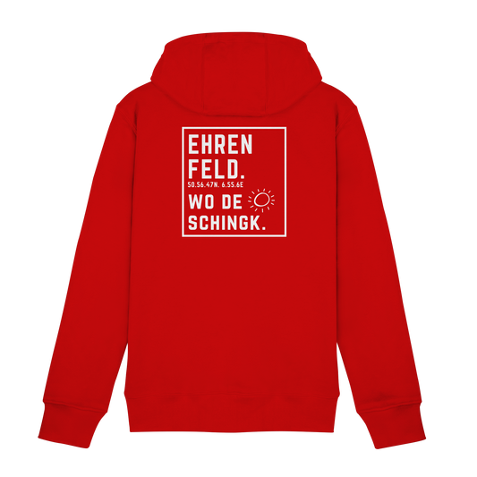 Wo de Sonn schingk - Ehrenfeld Druck Rücken  - Zipper