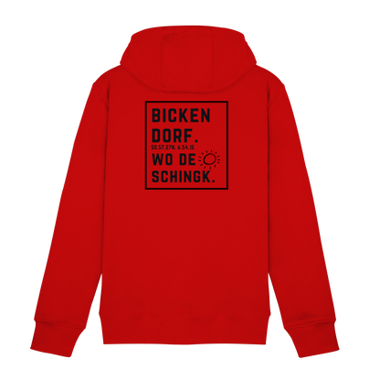 Wo de Sonn schingk - Bickendorf Druck Rücken - Zipper
