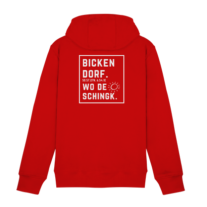 Wo de Sonn schingk - Bickendorf Druck Rücken - Zipper