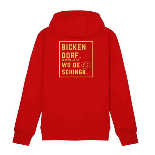 Wo de Sonn schingk - Bickendorf Druck Rücken - Zipper