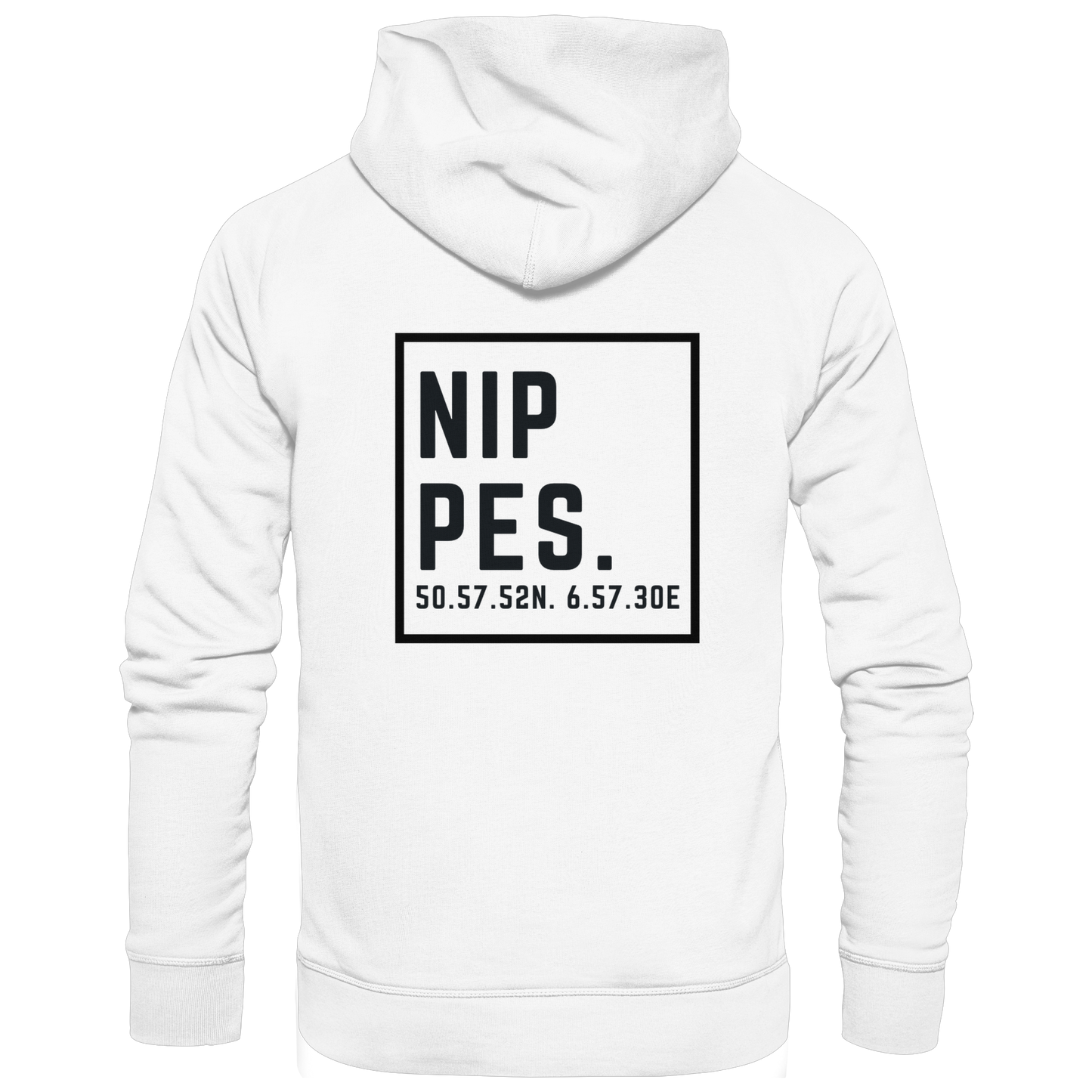 Nippes Koordinaten (großer Druck auf dem Rücken) - Zipper