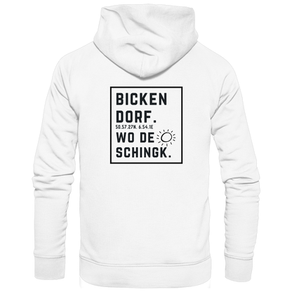 Wo de Sonn schingk - Bickendorf Druck Rücken - Zipper