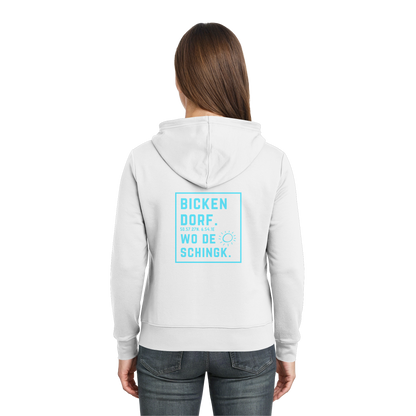 Wo de Sonn schingk - Bickendorf Druck Rücken - Zipper