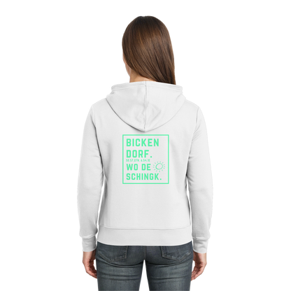 Wo de Sonn schingk - Bickendorf Druck Rücken - Zipper