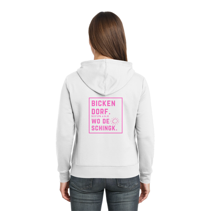 Wo de Sonn schingk - Bickendorf Druck Rücken - Zipper