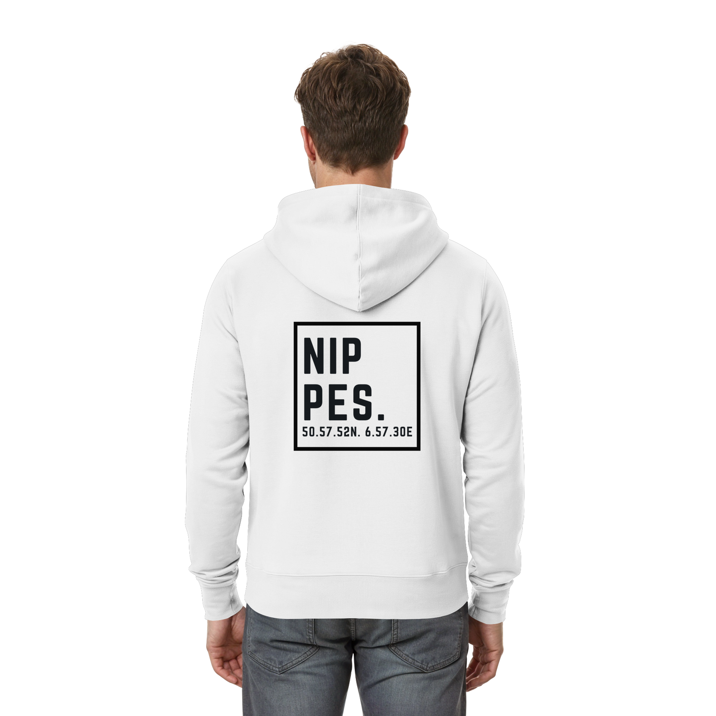 Nippes Koordinaten (großer Druck auf dem Rücken) - Zipper