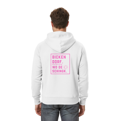 Wo de Sonn schingk - Bickendorf Druck Rücken - Zipper
