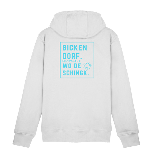 Wo de Sonn schingk - Bickendorf Druck Rücken - Zipper