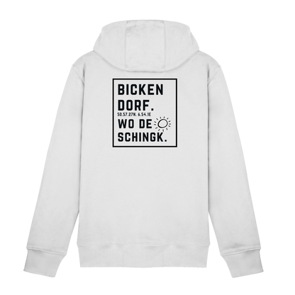 Wo de Sonn schingk - Bickendorf Druck Rücken - Zipper