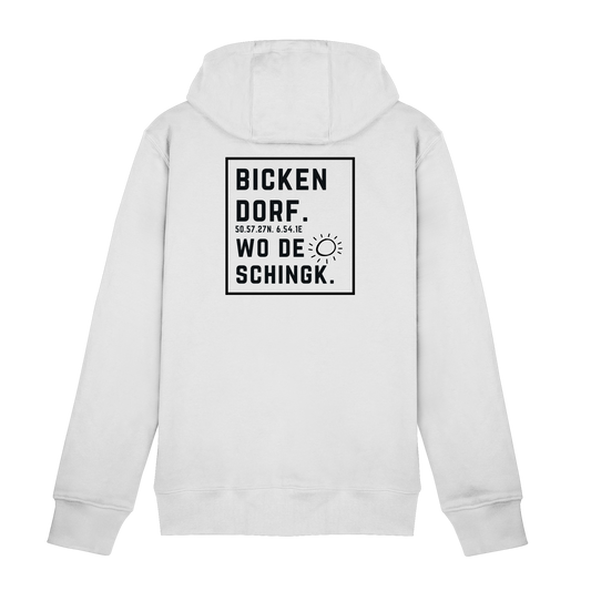 Wo de Sonn schingk - Bickendorf Druck Rücken - Zipper